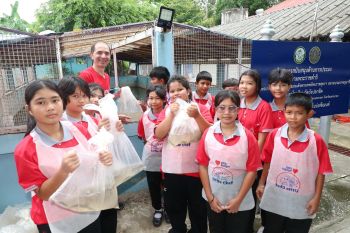sodexo สานต่อกิจกรรม ‘Stop Hunger’ เติมเต็มโภชนาการและโอกาสแก่นักเรียน รร.วัดวังปลาจีด จ.นครนายก