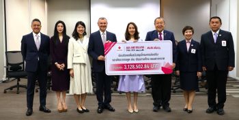 เอไอเอ มอบเงินบริจาคให้แก่สภากาชาดไทย จำนวนกว่า 3.1 ล้านบาท