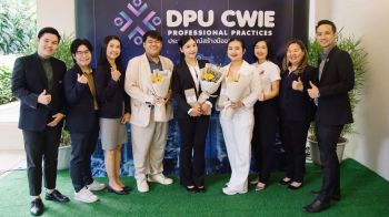 บัณฑิตหลักสูตรภาษาจีนธุรกิจ DPU คว้ารางวัล  DPU CWIE Professional Practices 2567