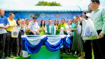 ฟื้นฟูคลองประเวศฯ! แปดริ้วจัดพิธีใหญ่ ‘ปล่อยพันธุ์สัตว์น้ำ’ หลังน้ำเค็มรุกเข้าพื้นที่