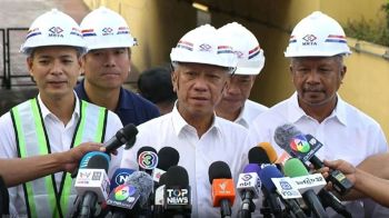 เทคอนกรีต1.1พันคิว  ‘พิพัฒน์’ตรวจถนนทรุด  เสริมเสาเข็มสน.สามเสน  8ตุลาคมคืนผิวการจราจร