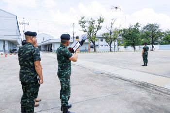 ม.กรุงเทพ ต่อยอดงานวิจัย พัฒนา ‘ปืนแอนตี้โดรน’ มอบให้กองทัพ