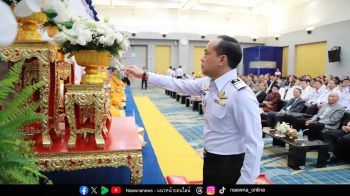 ท่าอากาศยานสุวรรณภูมิ จัดพิธีทำบุญเนื่องในโอกาสครบรอบ 19 ปี