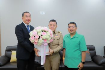 อธิบดีกรมส่งเสริมการเกษตร ร่วมแสดงความยินดีกับปลัดกระทรวงเกษตรฯ คนใหม่