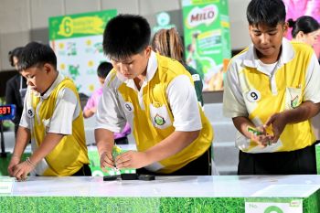 ​ไมโล สานต่อ ‘โครงการกล่องนมรักษ์โลก ปีที่ 5’ ปลูกฝังพฤติกรรมแยกขยะ-พับกล่องนม ในโรงเรียนสังกัด กทม.
