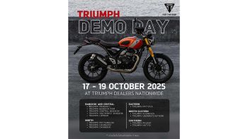 TRIUMPH Demo Day 2025 พร้อมโปรฯ สุดพิเศษ 17–19 ต.ค. นี้ ที่โชว์รูมทั่วประเทศ