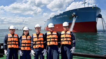 บางจาก ศรีราชา เปิดใช้ท่ารับเรือน้ำมันดิบขนาดใหญ่ VLCC ลำแรก
