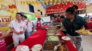 เทศกาลกินเจคึกคัก! สมาคมชาวมหาสารคาม ‘เปิดโรงเจฟรี’ ยอดร่วมงานพุ่ง 30%