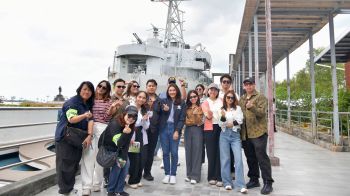 อัยรินทร์ นำสื่อทัวร์กระบี่ ติดตามความสำเร็จชุมชนท่องเที่ยวเชิงสร้างสรรค์ Workshop ผลิตภัณฑ์ OTOP