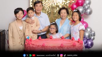 ครอบครัวสุขสันต์!! \'ดร.เบน\'ปลื้มมาก คุณสามีจัดเค้กก้อนยักษ์ เบิร์ธเดย์พร้อมกัน 3 คนพ่อแม่ลูก