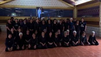 ชาวศิลปาชีพกระสัง-ถวายอาลัย ‘สมเด็จพระพันปีหลวง’ พร้อมสืบสานแนวพระราชดำริ