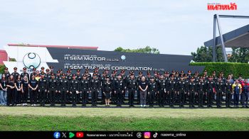 นักเรียนนายร้อย จปร. เยี่ยมชม “เอช เซม มอเตอร์” เรียนรู้นวัตกรรมยานยนต์ไฟฟ้า