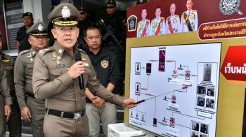 ภาค7ลุยหัวหิน ทลายเว็บพนัน เครือข่ายใหญ่ เงินหมุน300ล.