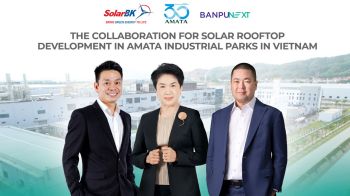 บ้านปูเน็กซ์ ผนึก อมตะวีเอ็น-โซลาร์บีเคลงทุนโซลาร์รูฟท็อป 227 เมกะวัตต์