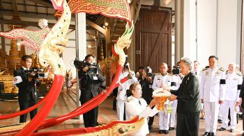กรมสมเด็จพระเทพฯเสด็จฯ  บวงสรวงราชรถ  พระราชพิธีถวายพระเพลิง