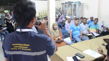 ชุมชนจาเราะกางา ‘จัดเวทีประชาคม’ ขับเคลื่อนแก้ปัญหาถนน-น้ำประปา