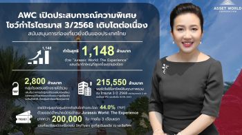 AWC กำไรสุทธิไตรมาส 3/2568  เติบโตต่อเนื่องสู่ 1,148 ล้าน