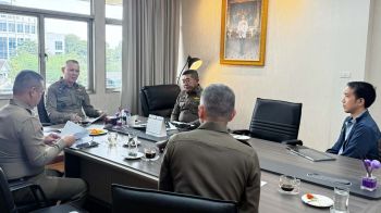 ‘รองผบช.ภ.1’ตรวจเยี่ยมตำรวจสมุทรปราการ กำชับเข้มปราบปรามยาเสพติด