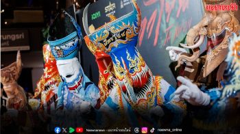 คึกคักอลังการ! ขบวนผีตาโขนแห่เปิดงาน GALA ‘ตาโขน’