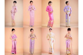 แบรนด์ไทย \'Marayat\' จัดทำ-ถ่าย \'ชุดไทยพระราชนิยม\' นางแบบเด็ก 8 แบบ ร่วมรำลึกในพระมหากรุณาธิคุณ \'พระพันปีหลวง\'