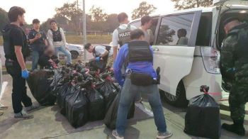 ยึด8ล้านเม็ด \'ตร.ทหาร\'สกัดยาบ้า คาด่านตรวจเชียงราย