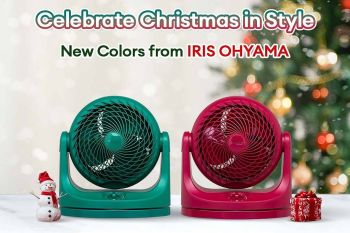 \'ไอริส โอยามะ\' ส่งความสุขด้วยพัดลมตั้งโต๊ะรุ่นยอดฮิต 2 สีลิมิเต็ด เติมเต็มทุกช่วงเทศกาล