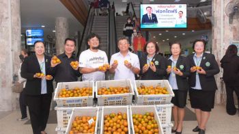 มอบน้ำใจ เติมความสดชื่น ส้มจากสวนสู่โรงพยาบาลชัยภูมิ