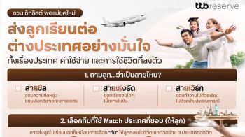 ttb reserve ชวนเช็กลิสต์พ่อแม่ยุคใหม่ ส่งลูกเรียนต่อต่างประเทศอย่างมั่นใจ