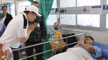 ประธานนักศึกษา วปอ.65 \'ศุภชัย เจียรวนนท์\'ลงพื้นที่อุบลฯให้กำบังใจปชช.-กำลังพลชายแดน