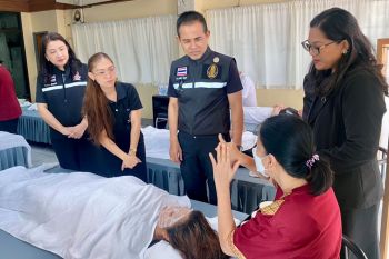 ประธานสภาสังคมสงเคราะห์ฯ เยี่ยมชมการฝึกอาชีพนวดแผนไทย สร้างรายได้อย่างยั่งยืนให้คนพิการ