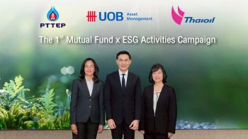 ‘ยูโอบี’จับมือ‘ปตท.สผ.-ไทยออยล์’ เปิดตัว‘กองทุนรวมเชื่อมโยงกิจกรรม ESG’