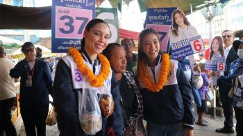 \'ซาบีดา\' ควง \'มัลลิกา\' ลุยหาเสียงเมืองลพบุรี ชูผลงาน \'พูดแล้วทำพลัส\' ขอโอกาส \'ภท.\' กลับมาสานต่อ