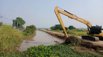 ชป.เปิดปฏิบัติการ! ‘หยุด เก็บ บ่อย’ ปูพรมกำจัดผักตบชวา-วัชพืชทั่วไทย