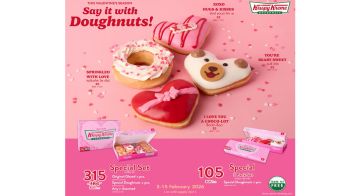 ‘คริสปี้ ครีม’จัด ‘THIS VALENTINE\'S SEASON Say it with Doughnuts’