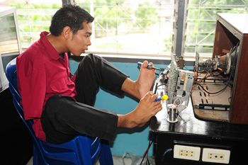 วิทยาลัยเทคโนโลยีพระมหาไถ่ พัทยา ร่วมสานต่อก่ออาชีพผู้พิการ เข้าถึงโอกาสทางการเรียนรู้