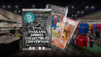 ครั้งแรกในไทย! มหกรรมสิ่งสะสมกีฬา TSCC\'26 ช็อป-แลก-ขาย การ์ดนักกีฬา เสื้อทีม พบตำนานนักกีฬา 16-17 พฤษภาคมนี้ ที่ Central Westgate