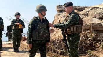 ประดับยศนักรบชายแดน สู้ศึกสมรภูมิ‘ไทย-เขมร’ กกล.บูรพาเปลี่ยนชื่อถนน สดุดี3ทหารกล้าหนองจาน