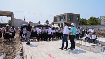 SENA เปิดไซต์ก่อสร้างให้นิสิตสถาปัตย์ จุฬาฯ มาเรียนรู้ภาคสนาม