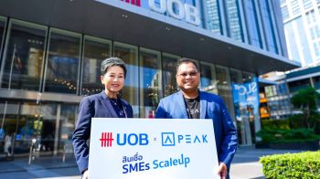 ยูโอบี ร่วมมือกับ PEAK มอบสินเชื่อเอสเอ็มอีแบบไม่มีหลักทรัพย์ค้ำประกัน ด้วยการใช้ข้อมูลบัญชีดิจิทัล