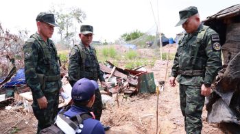 พลทหารเหยียบกับระเบิดสาหัส ขาขาดรายที่13 มทภ.2ลุยจุดบึ้ม‘ช่องระยี’ สั่งตรวจเข้มทุกตารางนิ้ว