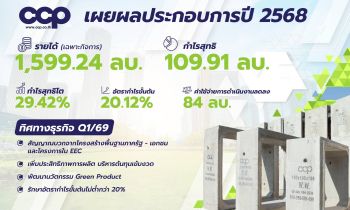 CCP โชว์งบเฉพาะกิจการปี 68 กำไรสุทธิโต 29.42%