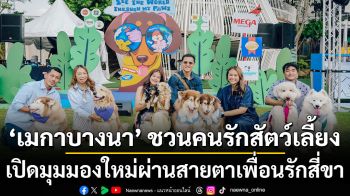 เมกาบางนาชวนคนรักสัตว์เลี้ยงเปิดมุมมองใหม่ผ่านสายตาเพื่อนรักสี่ขา