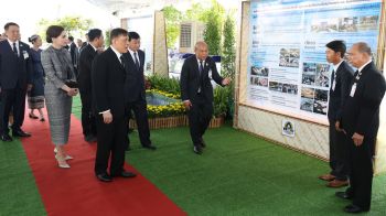 \'ร.10-ราชินี\'ทอดพระเนตร โครงการหลวง ทรงปลูกรวงผึ้งที่ระลึก รับเสด็จสมพระเกียรติ