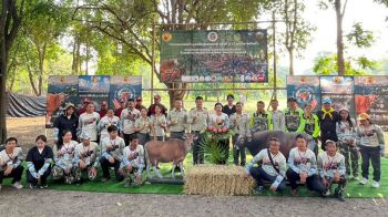 ผวจ.กาญจน์ กดปุ่มเปิดคอก ปล่อย‘วัวแดง’คืนสู่ธรรมชาติ