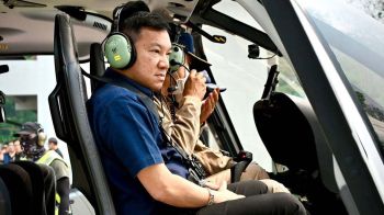 \'ปลัดมหาดไทย\'ลุยภารกิจวันที่ 2 บูรณาการ ทส. ใช้ ฮ.บินสำรวจจุดความร้อนเชียงใหม่