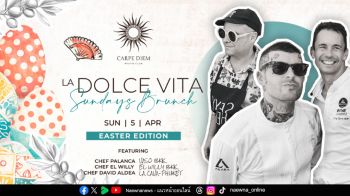 Carpe Diem Beach Club ฉลองเทศกาลอีสเตอร์ เนรมิต ‘La Dolce Vita Brunch’ ฉบับพิเศษริมหาดบางเทา