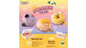‘คริสปี้ ครีม’สีสันความอร่อยรับซัมเมอร์ กับ SUMMER VIBES โดนัทผลไม้ 3 รสชาติใหม่