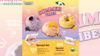 คริสปี้ ครีม สีสันความอร่อยรับซัมเมอร์ กับ SUMMER VIBES โดนัทผลไม้ 3 รสชาติใหม่