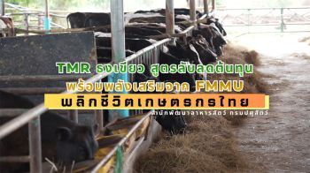 \'ลดต้นทุนฝ่าวิกฤตอาหารสัตว์แพง\' \'กรมปศุสัตว์\'ดัน TMR ธงเขียว-FMMU ช่วยเกษตรกรเพิ่มรายได้