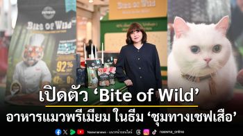 Bite of Wild ผลิตภัณฑ์อาหารแมวระดับพรีเมียม เปิดตัวแบรนด์ในธีม “ชุมทางเชฟเสือ” พร้อมเสิร์ฟกิจกรรมมากมาย